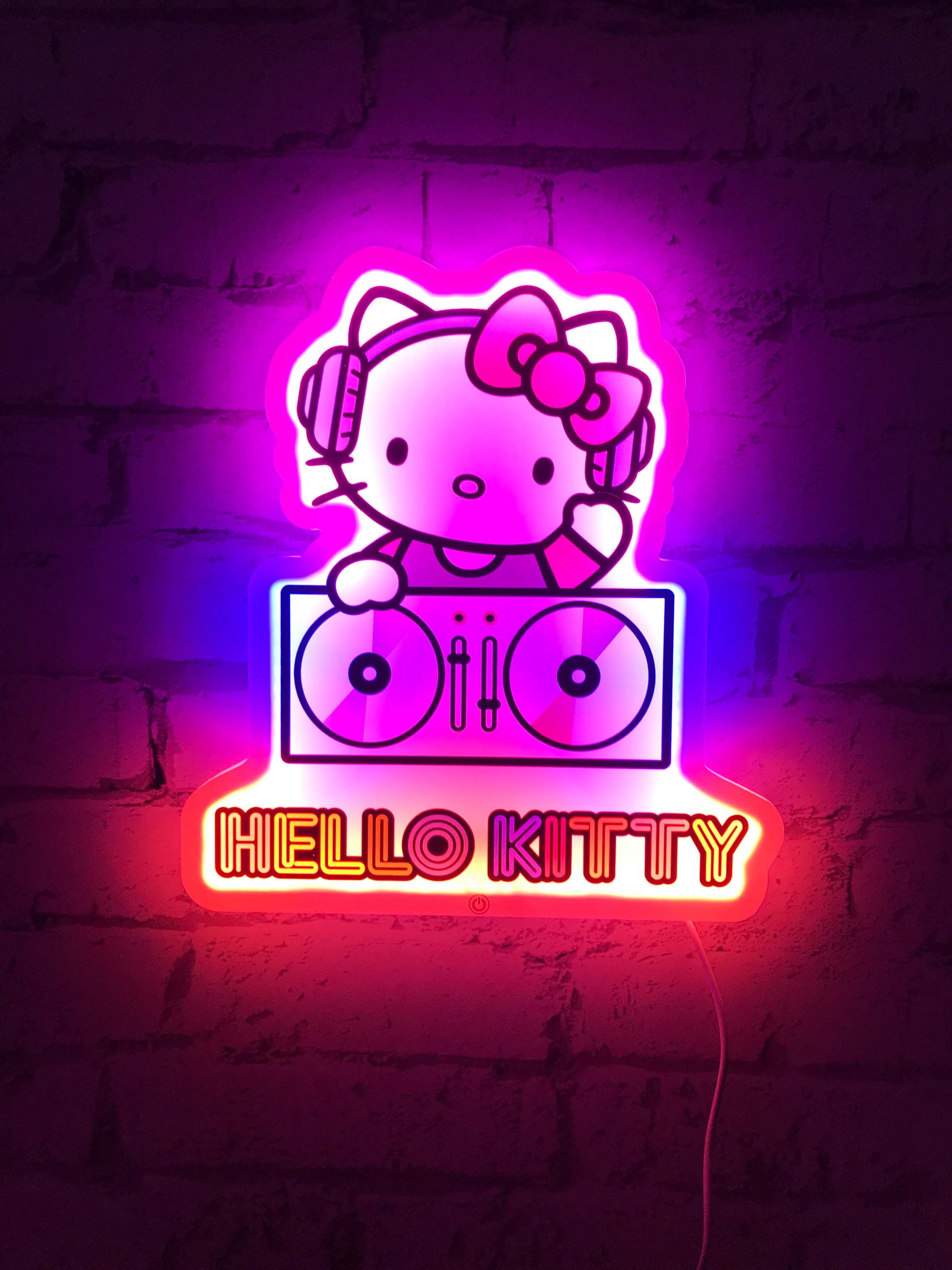 Néon lumineux - Hello Kitty