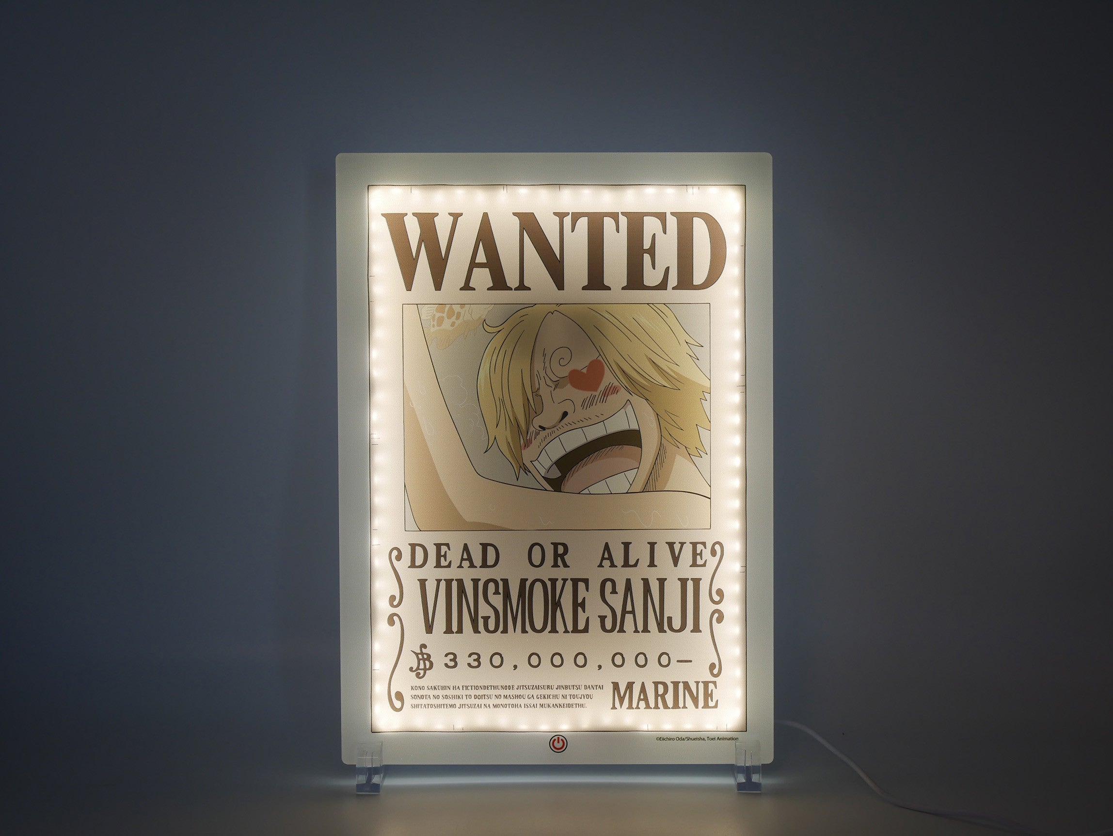 Néon Sanji "Wanted" - One Piece