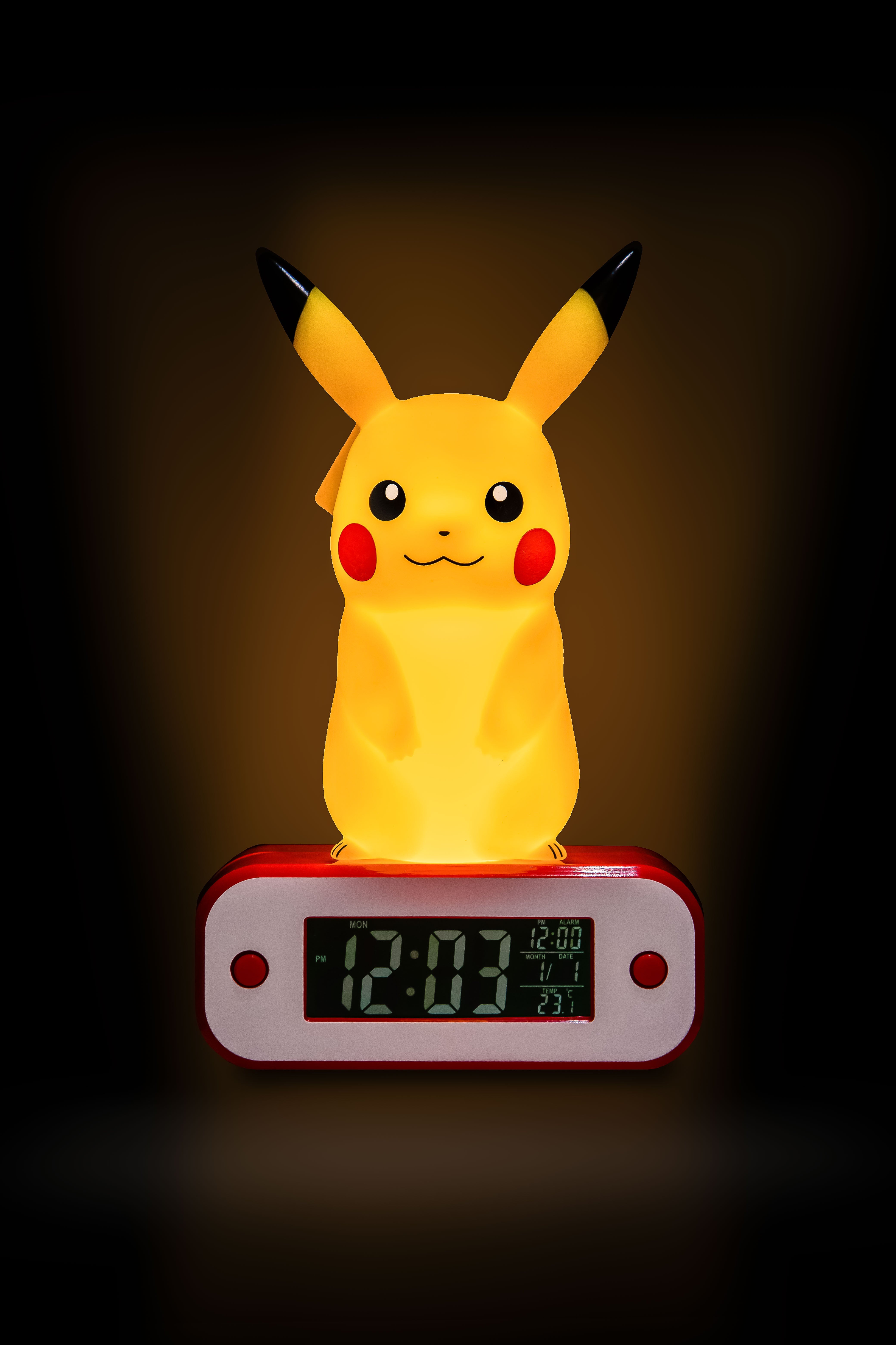 Réveil Lumineux Pikachu 18cm - Pokémon