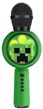 LED Microphone Karaoké- Minecraft