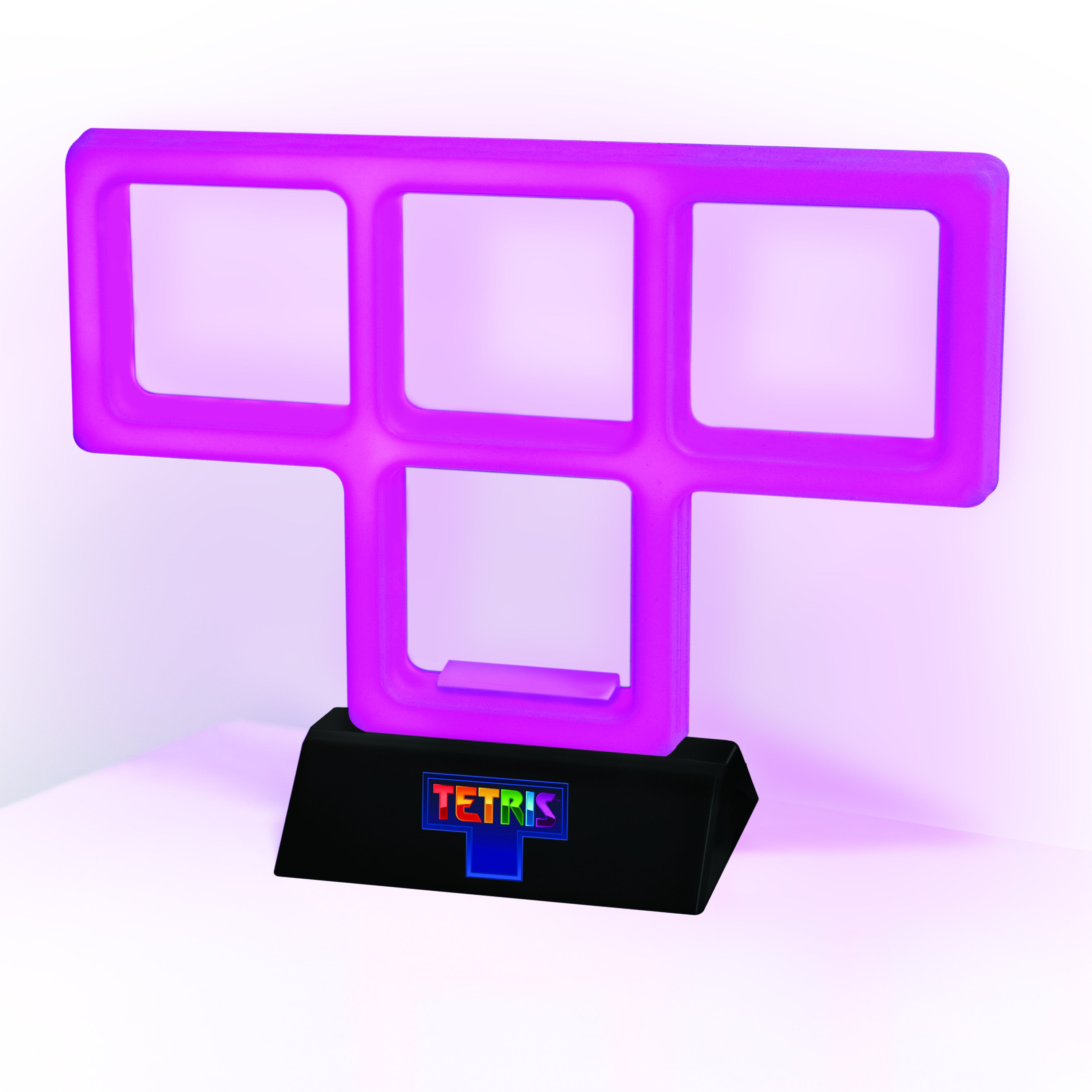 Néon Tétromino violet - TETRIS