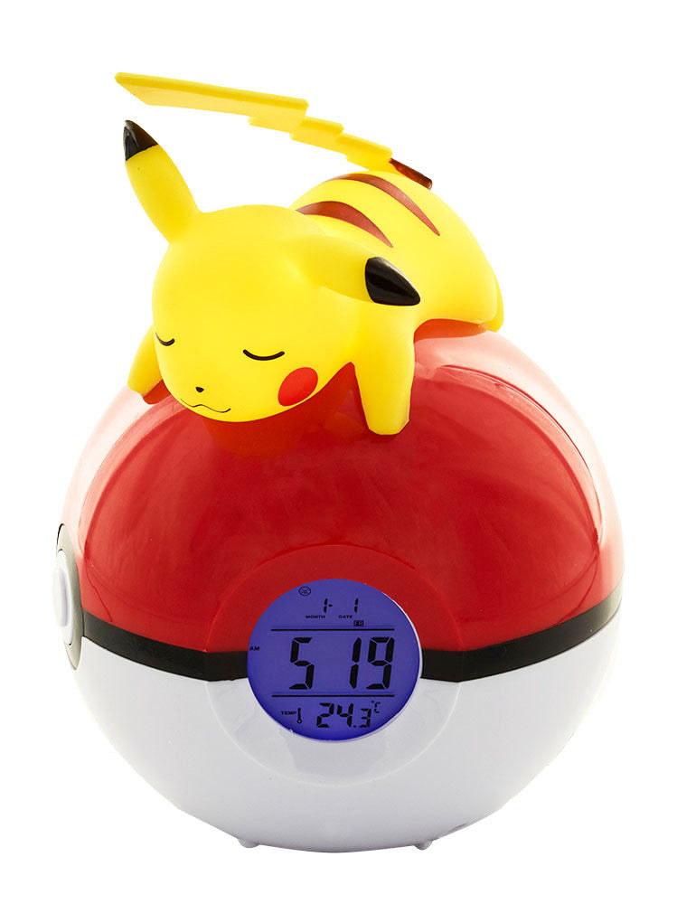 Radio Réveil Veilleuse Pokéball Pikachu - Pokémon