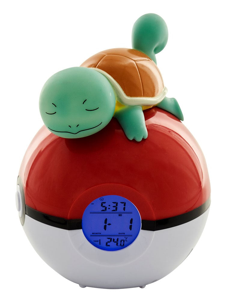 Radio Réveil Veilleuse Pokéball Carapuce - Pokémon