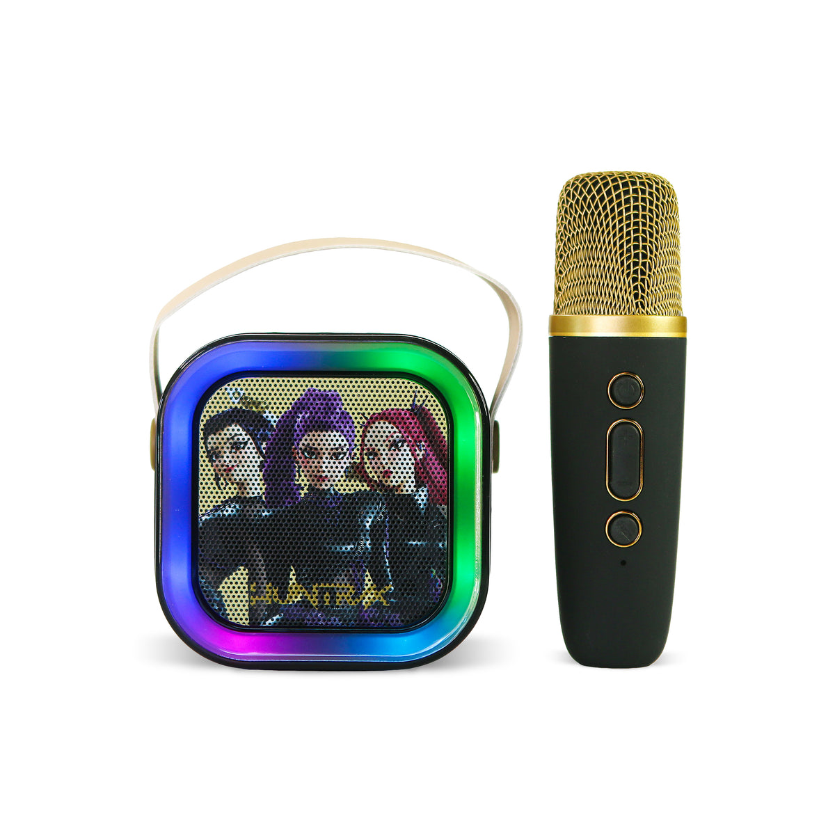LED Karaoké sans fil Bluetooth Huntr/x BLACK - K-Pop : Demon Hunters