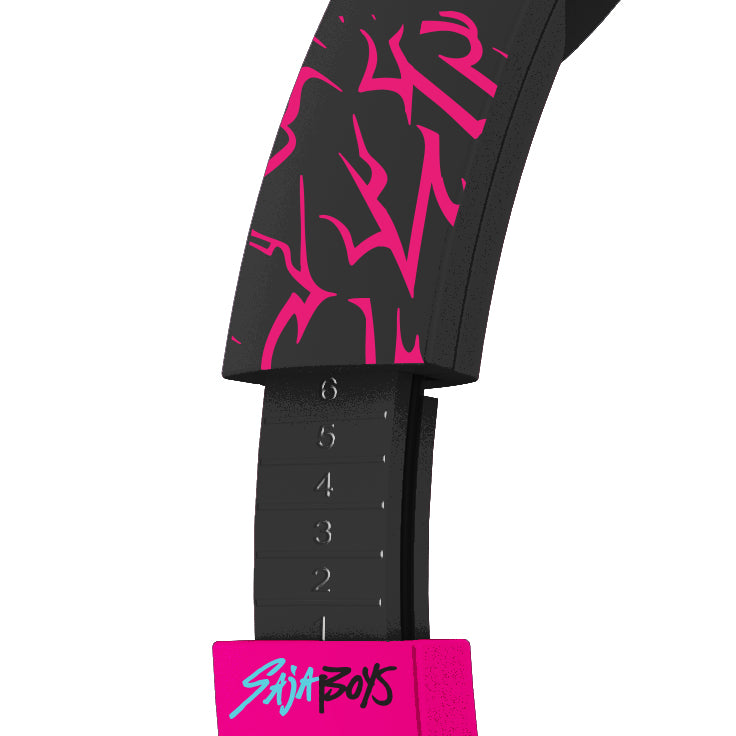 Casque Bluetooth pour enfant Saja Boys Rose & Noir - K-Pop : Demon Hunters