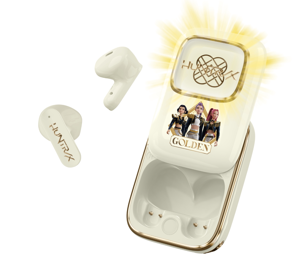 Écouteurs Bluetooth TWS Slide Huntr/x Golden - K-Pop : Demon Hunters