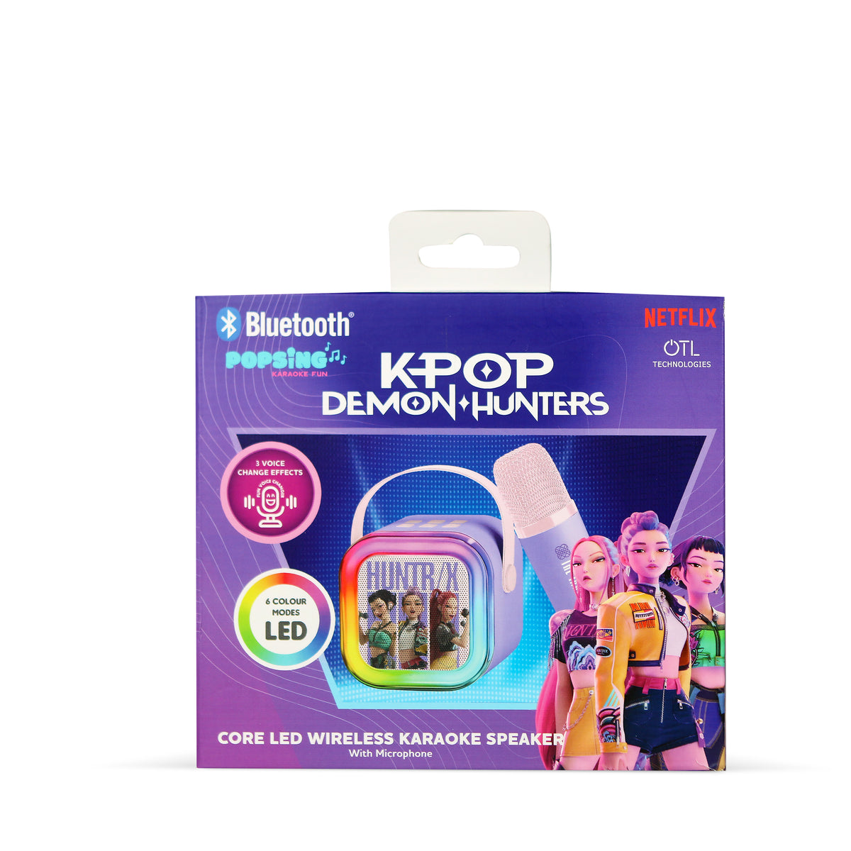 LED Karaoké sans fil Bluetooth Huntr/x - K-Pop : Demon Hunters