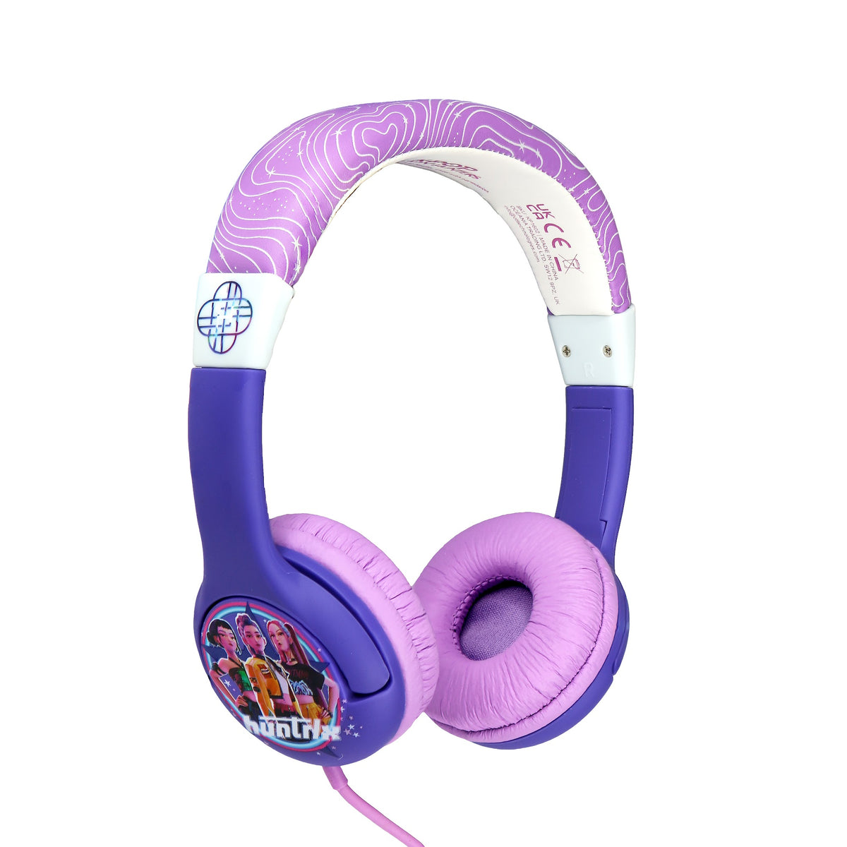 Casque filaire pour enfant Huntr/x Violet - K-Pop : Demon Hunters