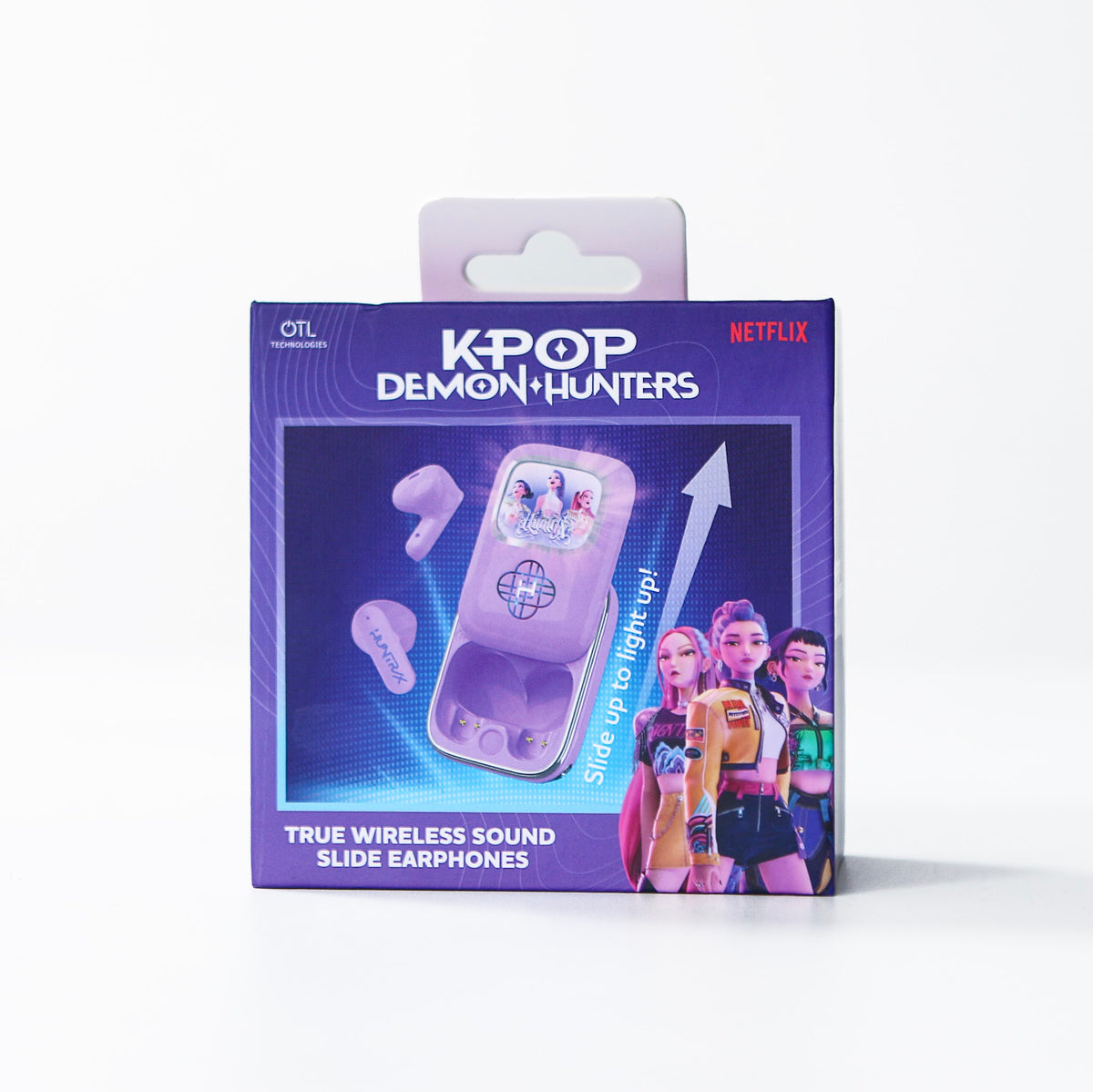 Écouteurs Bluetooth TWS Slide Huntr/x Finale Violet - K-Pop : Demon Hunters