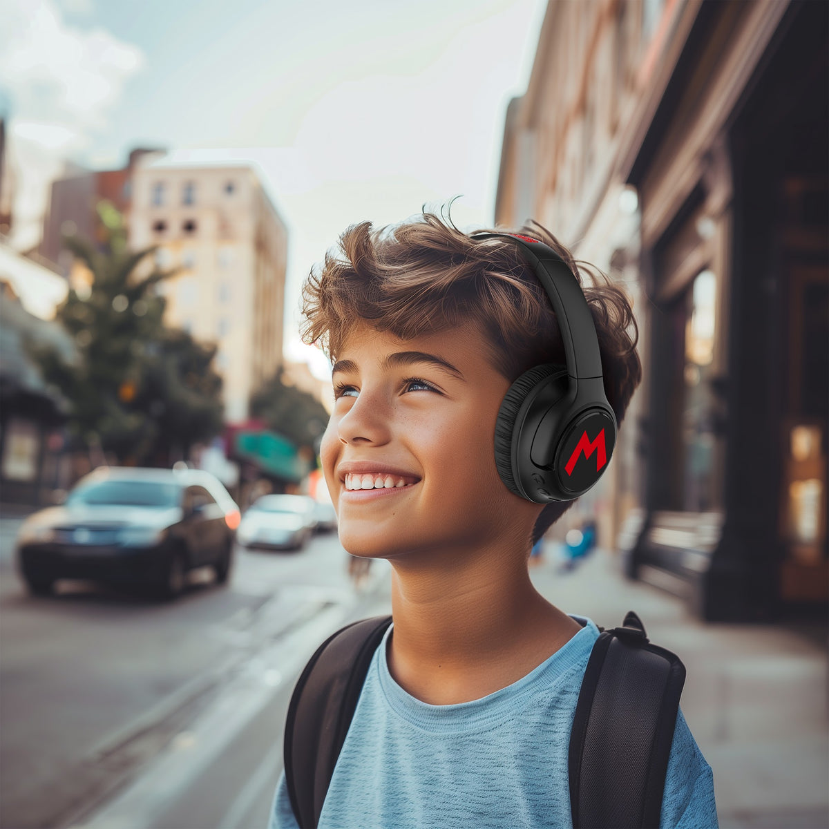 Casque Bluetooth LED - Super Mario