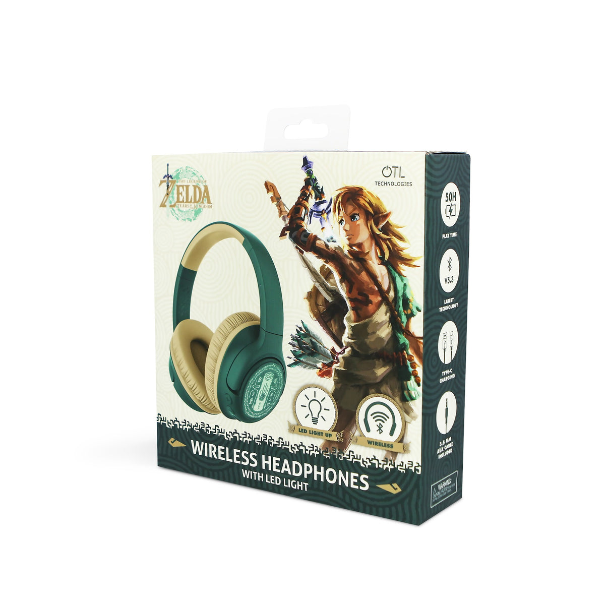 Casque Bluetooth LED - Zelda