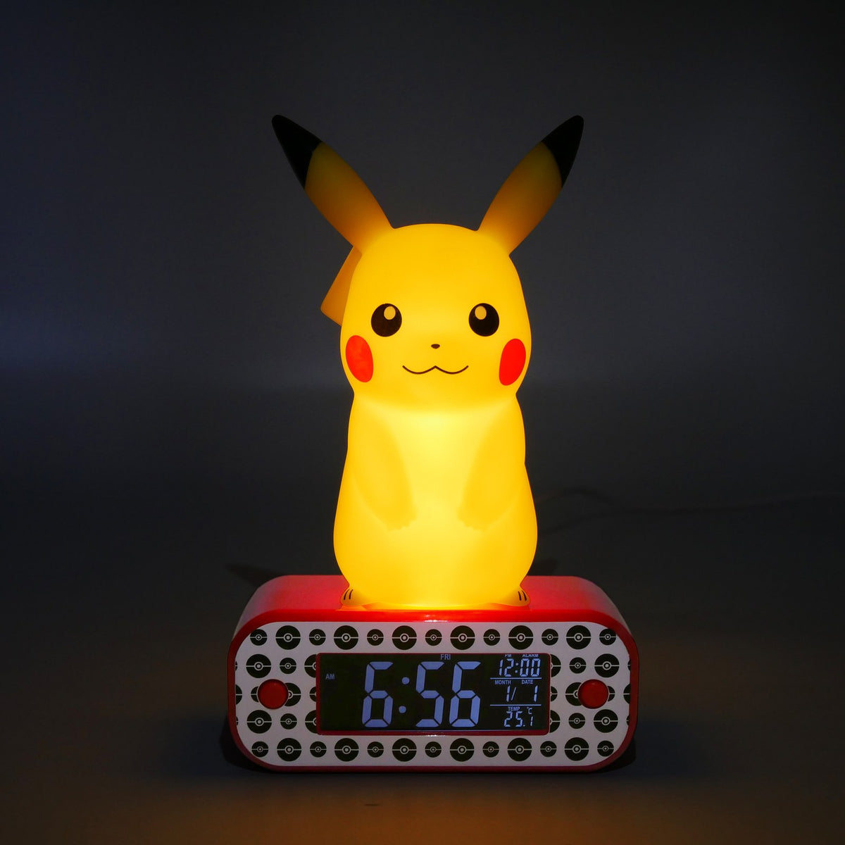 Radio Réveil Lumineux Pikachu - Pokémon