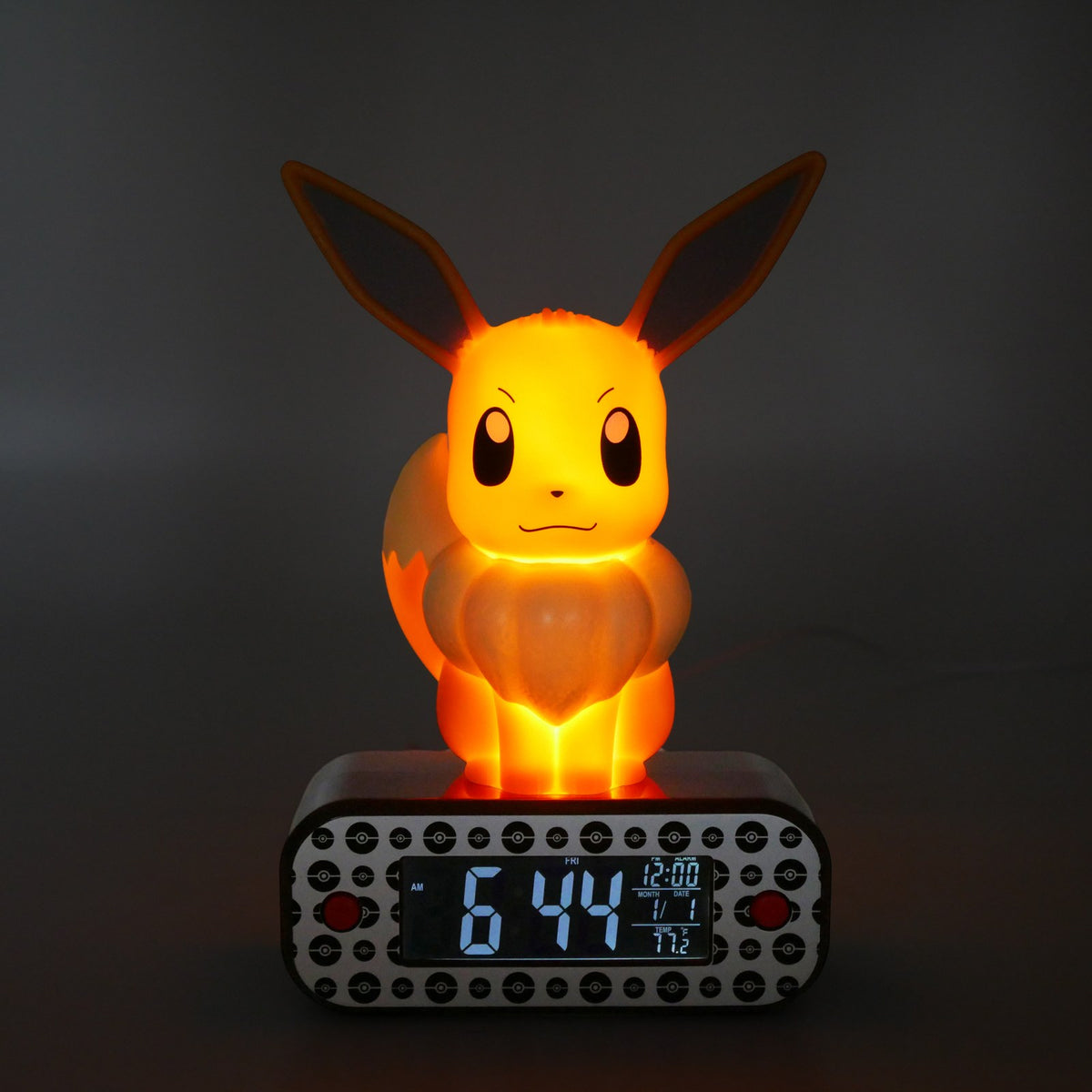 Radio Réveil Lumineux Évoli - Pokémon
