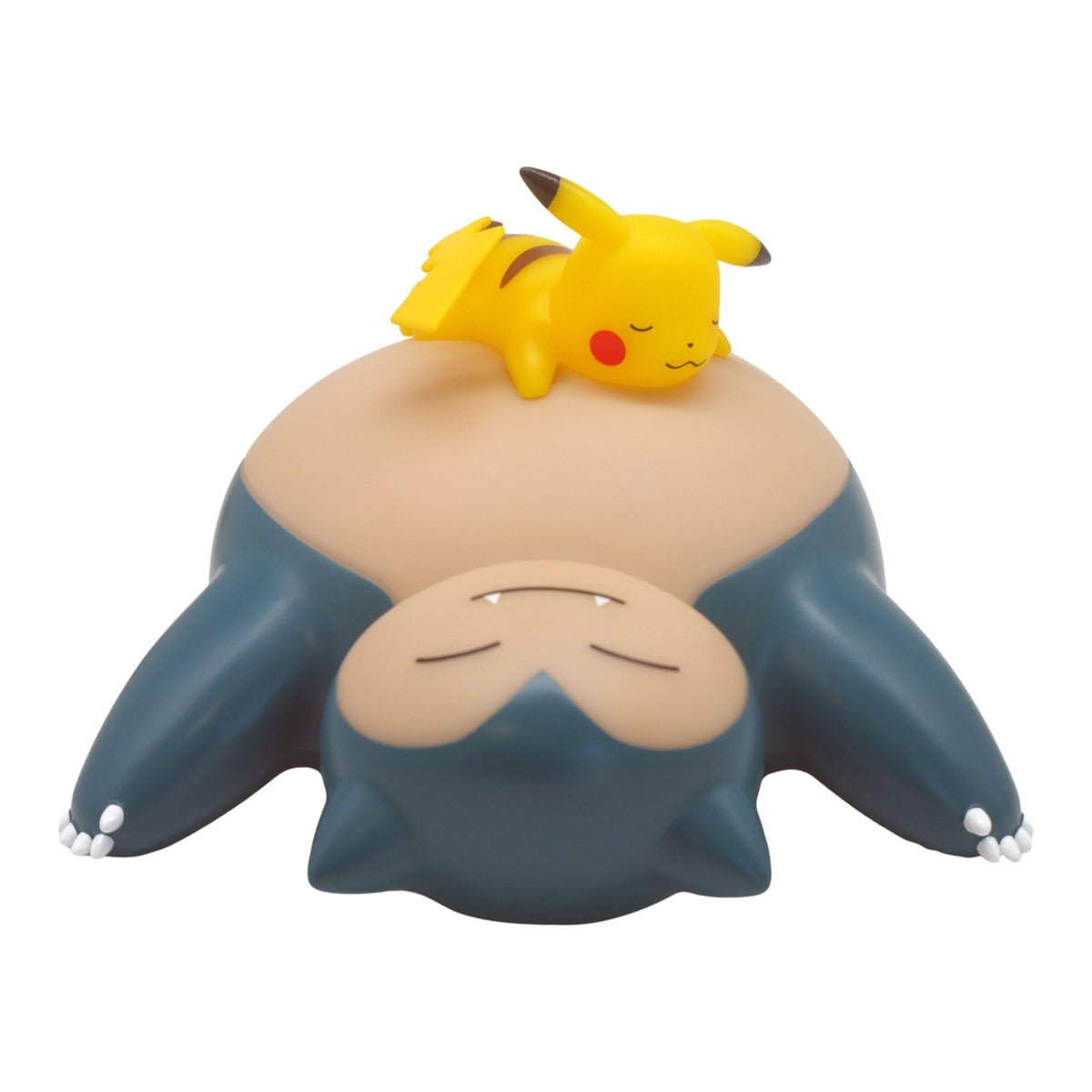 Figurine Lumineuse Ronflex et Pikachu endormi - Pokémon