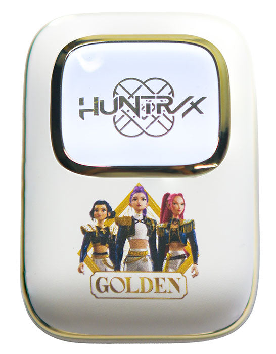 Écouteurs sans fil Bluetooth TWS Slide Huntr/x Golden Black - K-Pop : Demon Hunters