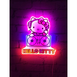 Néon lumineux - Hello Kitty