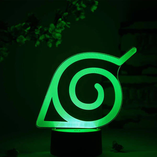 Lampe LED Feuille de Konoha - Naruto Shippuden