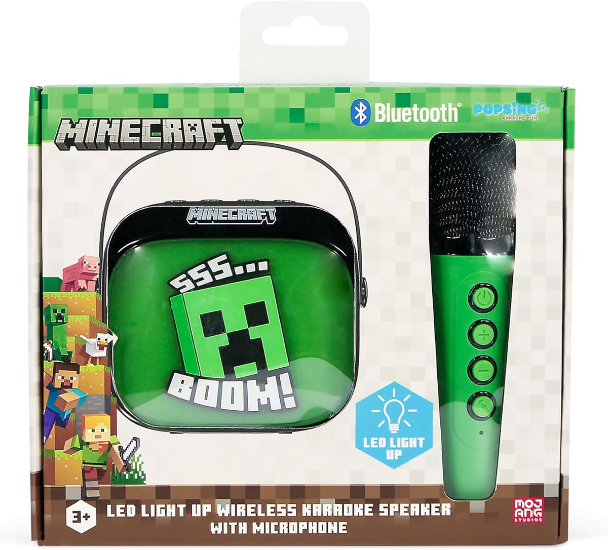 LED Karaoké sans fil Bluetooth - Minecraft - vue 7