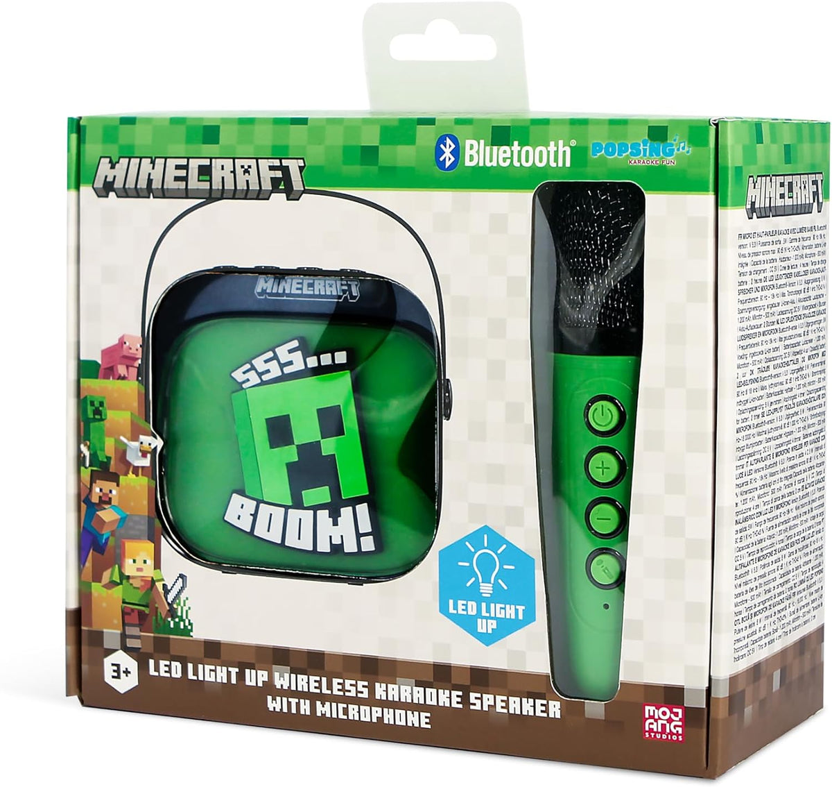 LED Karaoké sans fil Bluetooth - Minecraft - vue 2