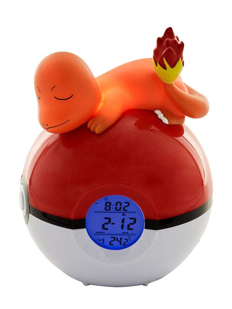 Radio Réveil Veilleuse Pokéball Salamèche - Pokémon