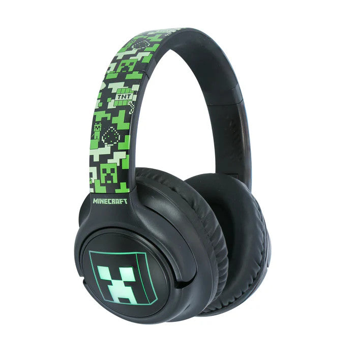 Casque Bluetooth LED Creeper - Minecraft