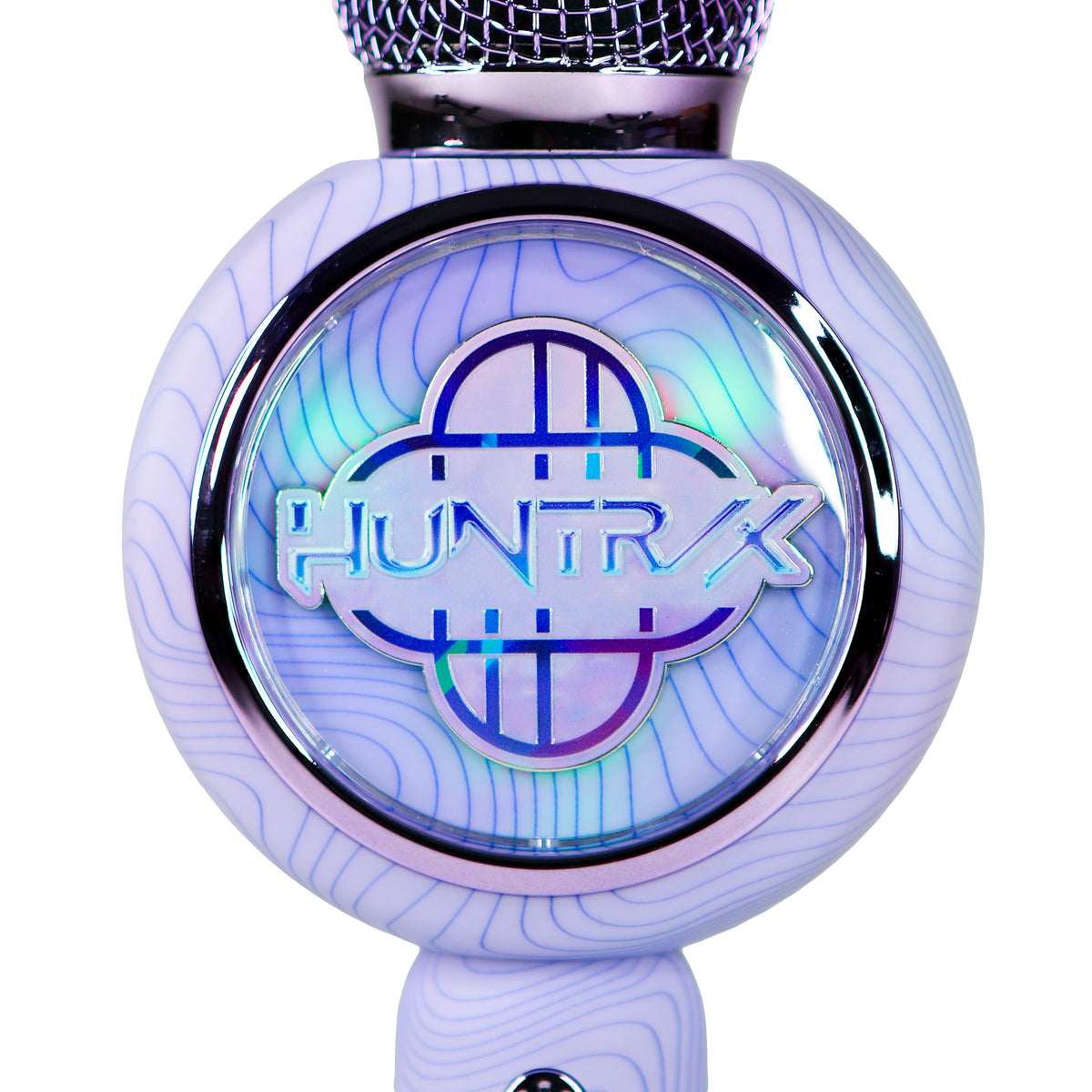 Micro Karaoké LED Bluetooth Huntr/x Logo Violet - K-Pop : Demon Hunters