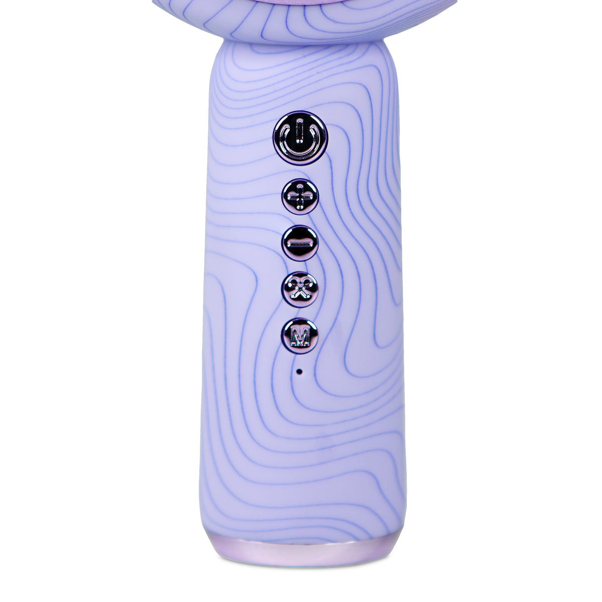 Micro Karaoké LED Bluetooth Huntr/x Logo Violet - K-Pop : Demon Hunters