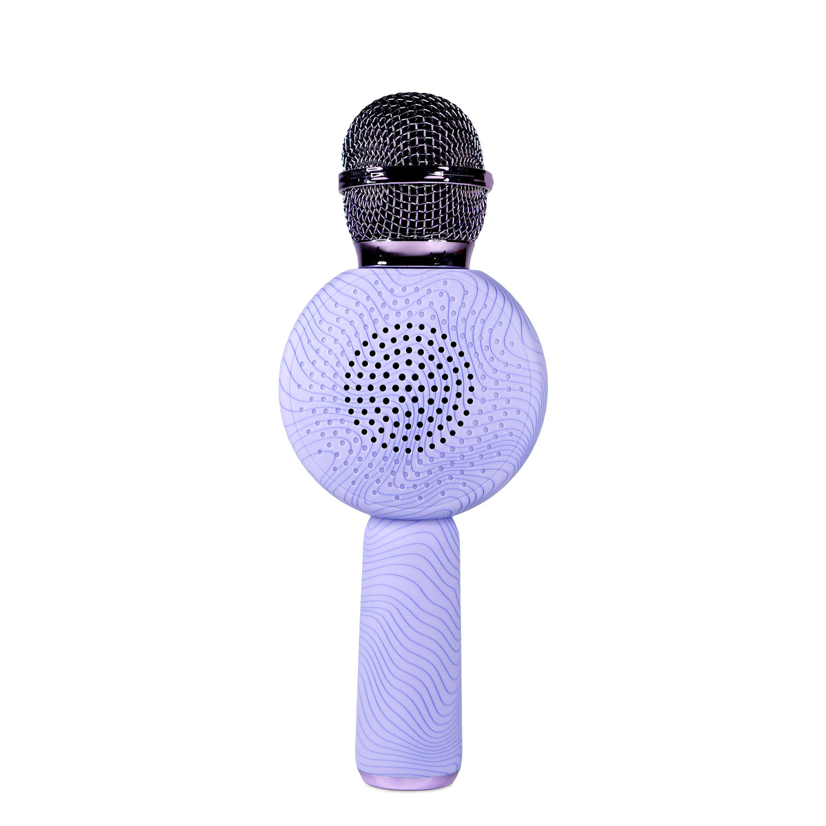 Micro Karaoké LED Bluetooth Huntr/x Logo Violet - K-Pop : Demon Hunters