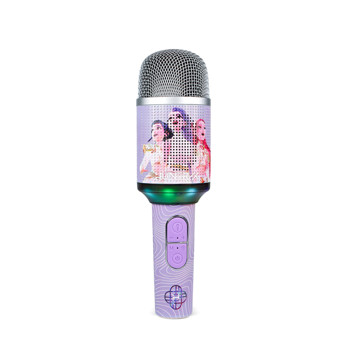 LED Micro Karaoké Bluetooth Huntrix Violet - K-Pop : Demon Hunters