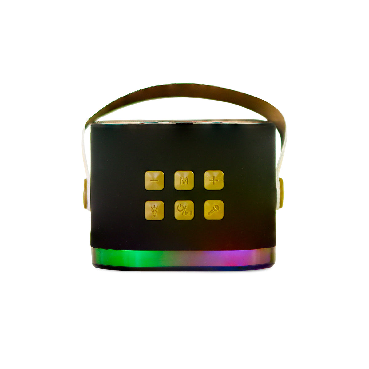 Enceinte Karaoké LED Bluetooth avec Micro Huntr/x Black - K-Pop : Demon Hunters