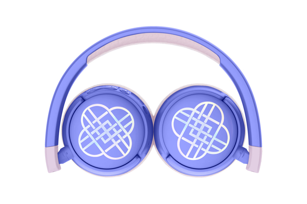 Casque Bluetooth pour enfant Huntr/x Logo Violet & Rose - K-Pop : Demon Hunters