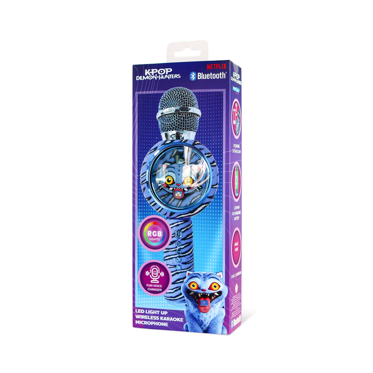Micro Karaoké LED Bluetooth Derpy le Tigre - K-Pop : Demon Hunters