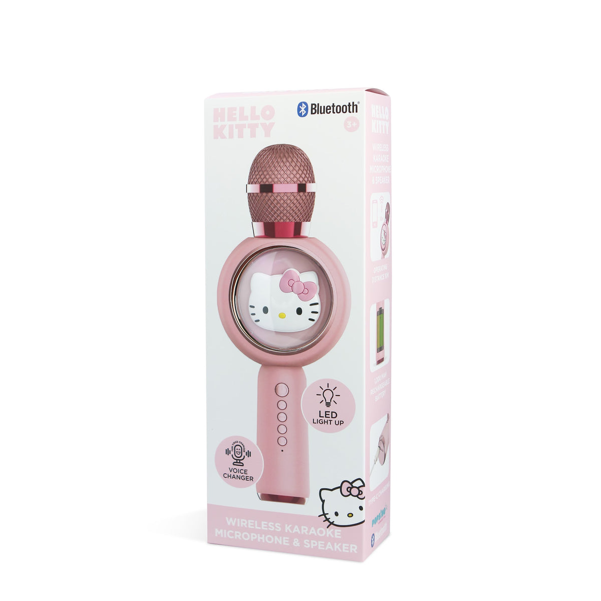 LED Microphone Karaoké - Hello Kitty