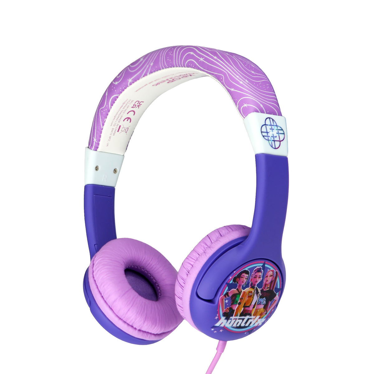 Casque filaire pour enfant Huntr/x Violet - K-Pop : Demon Hunters