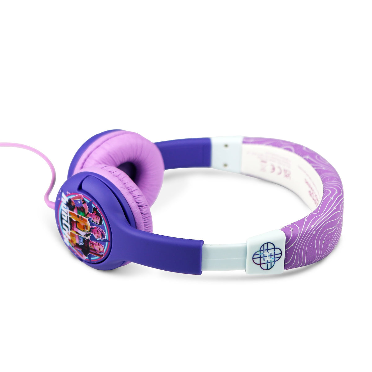 Casque filaire pour enfant Huntr/x Violet - K-Pop : Demon Hunters