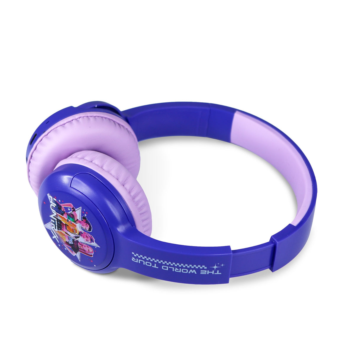 Casque Bluetooth pour enfant Huntr/x World Tour Violet & Rose - K-Pop : Demon Hunters