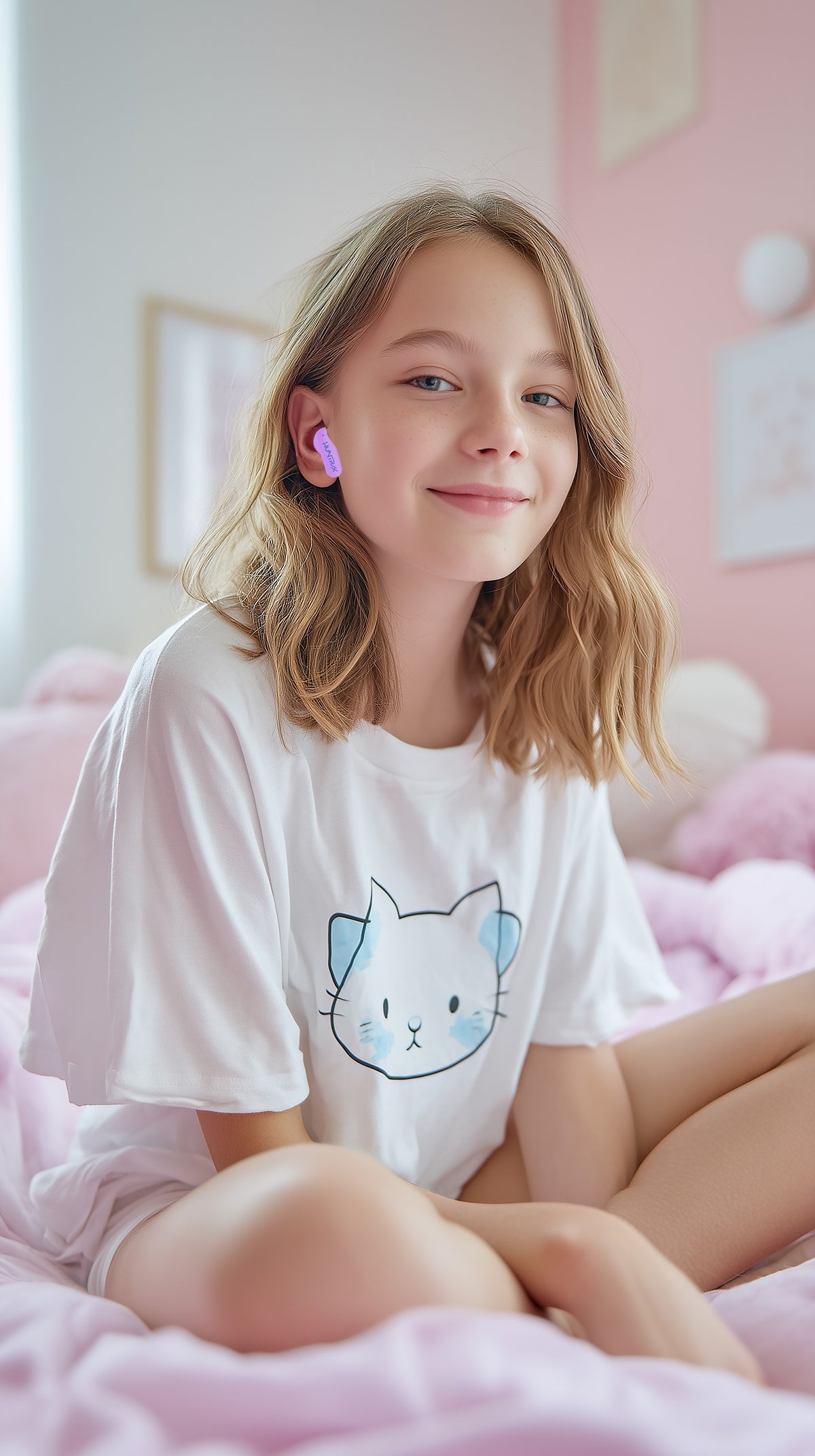 Écouteurs Bluetooth TWS Slide Huntr/x Finale Violet - K-Pop : Demon Hunters