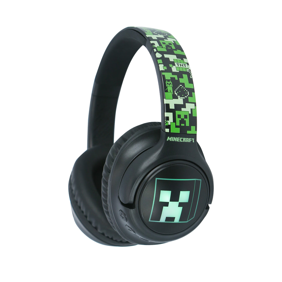 Casque Bluetooth LED Creeper - Minecraft