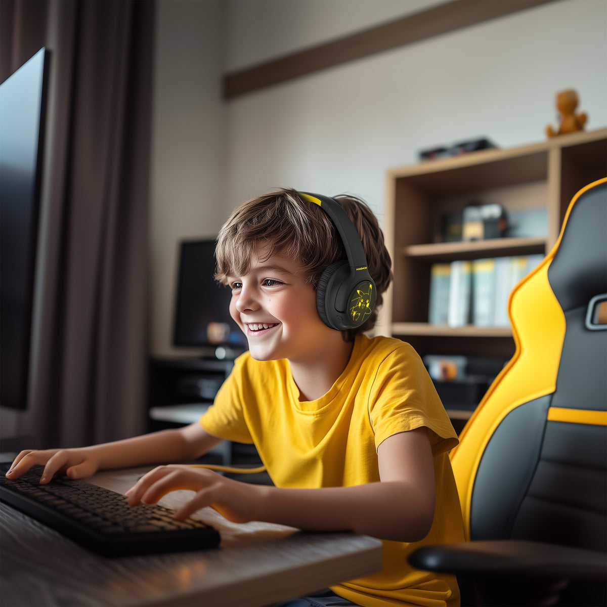 Casque Bluetooth LED Pikachu - Pokémon
