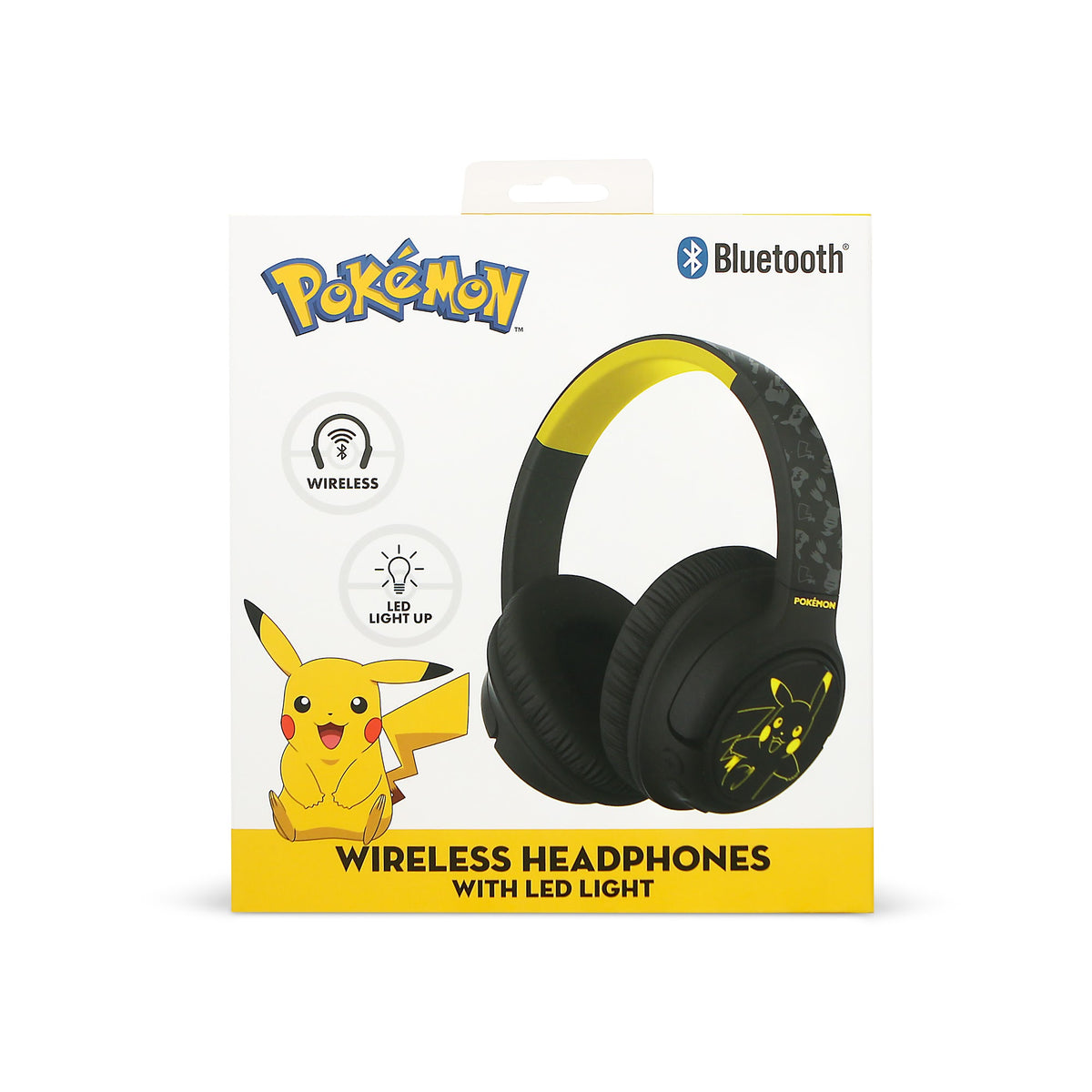 Casque Bluetooth LED Pikachu - Pokémon