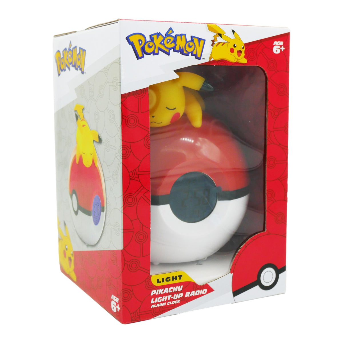 Radio Réveil Veilleuse Pokéball Pikachu - Pokémon