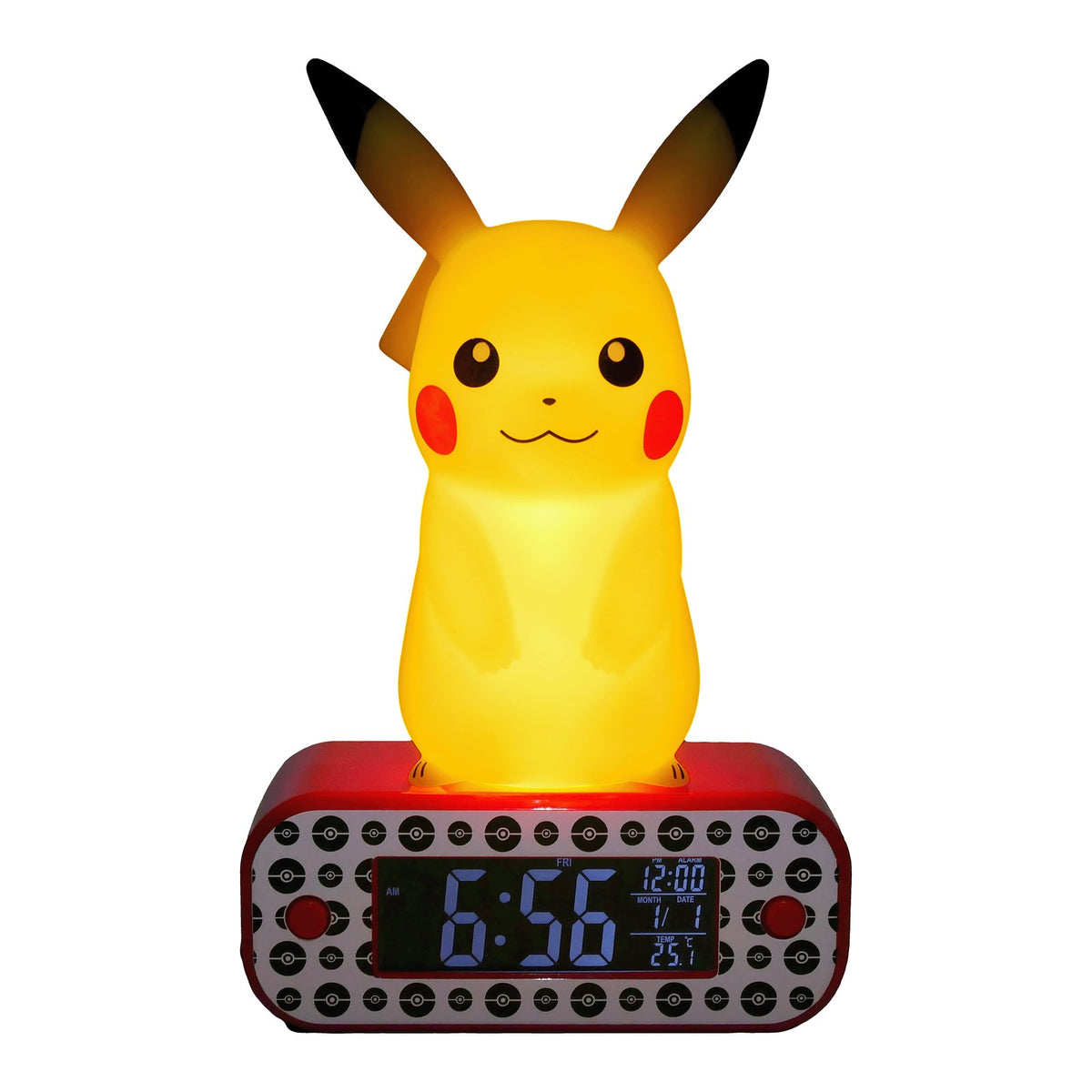 Radio Réveil Lumineux Pikachu - Pokémon