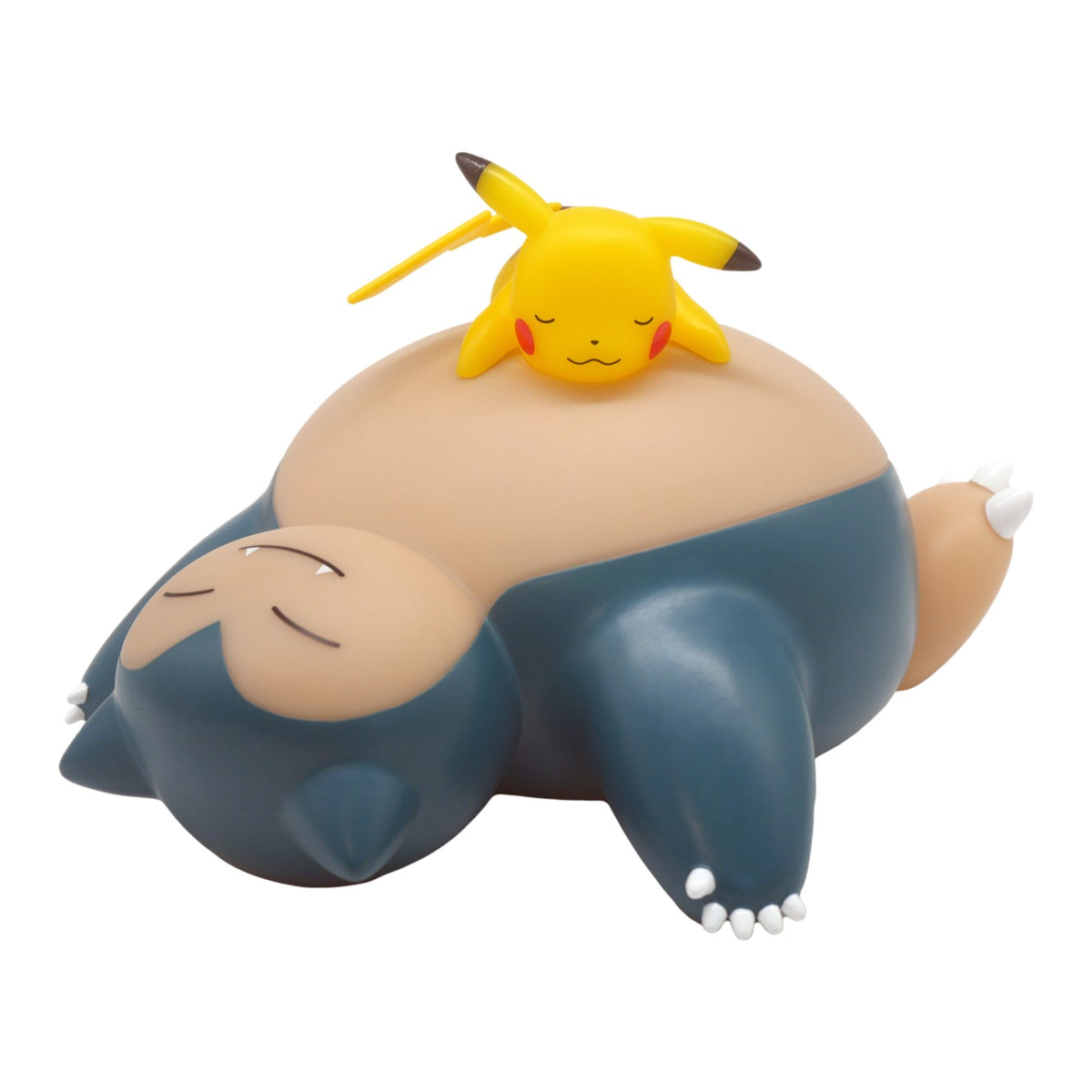 Figurine Lumineuse Ronflex et Pikachu endormi - Pokémon