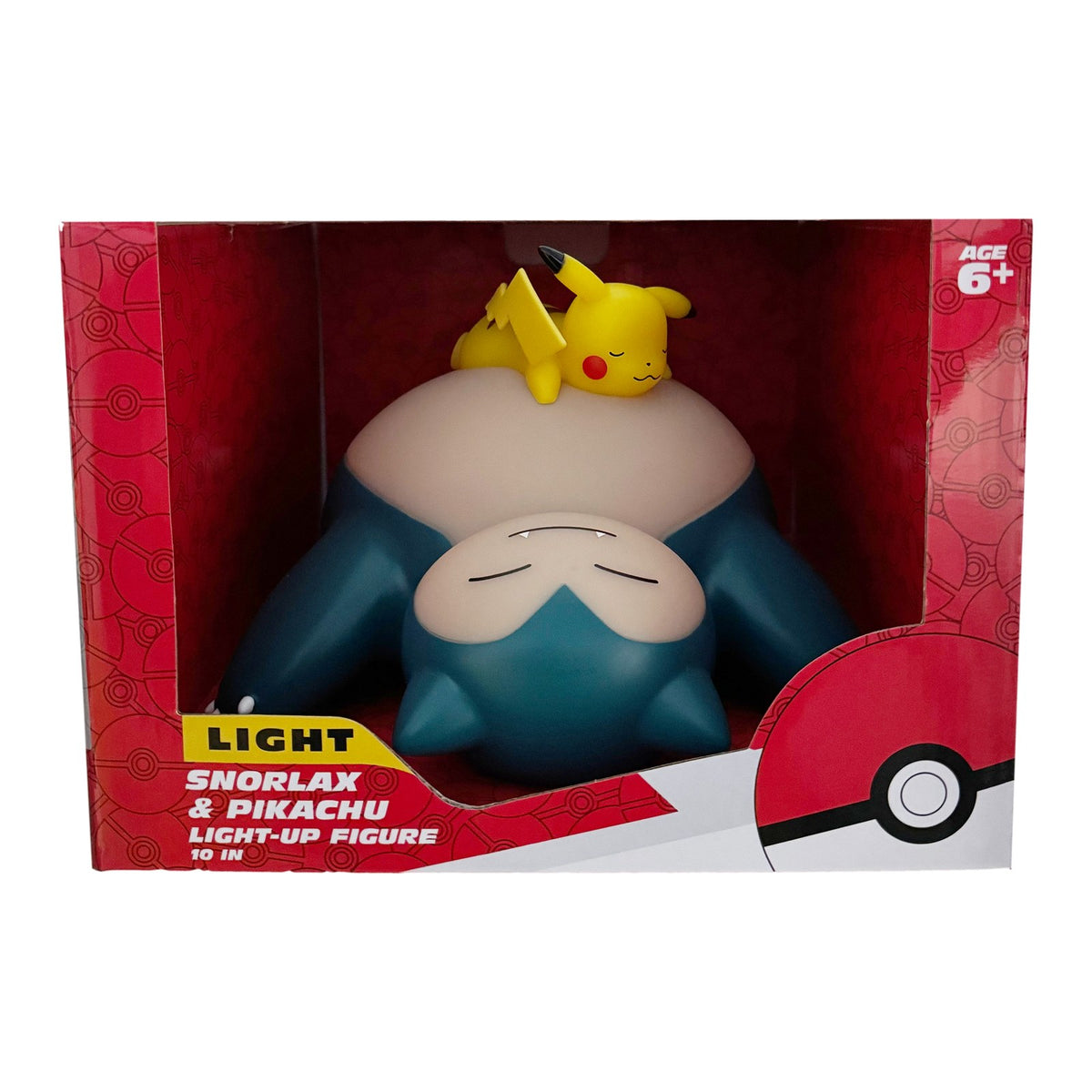 Figurine Lumineuse Ronflex et Pikachu endormi - Pokémon