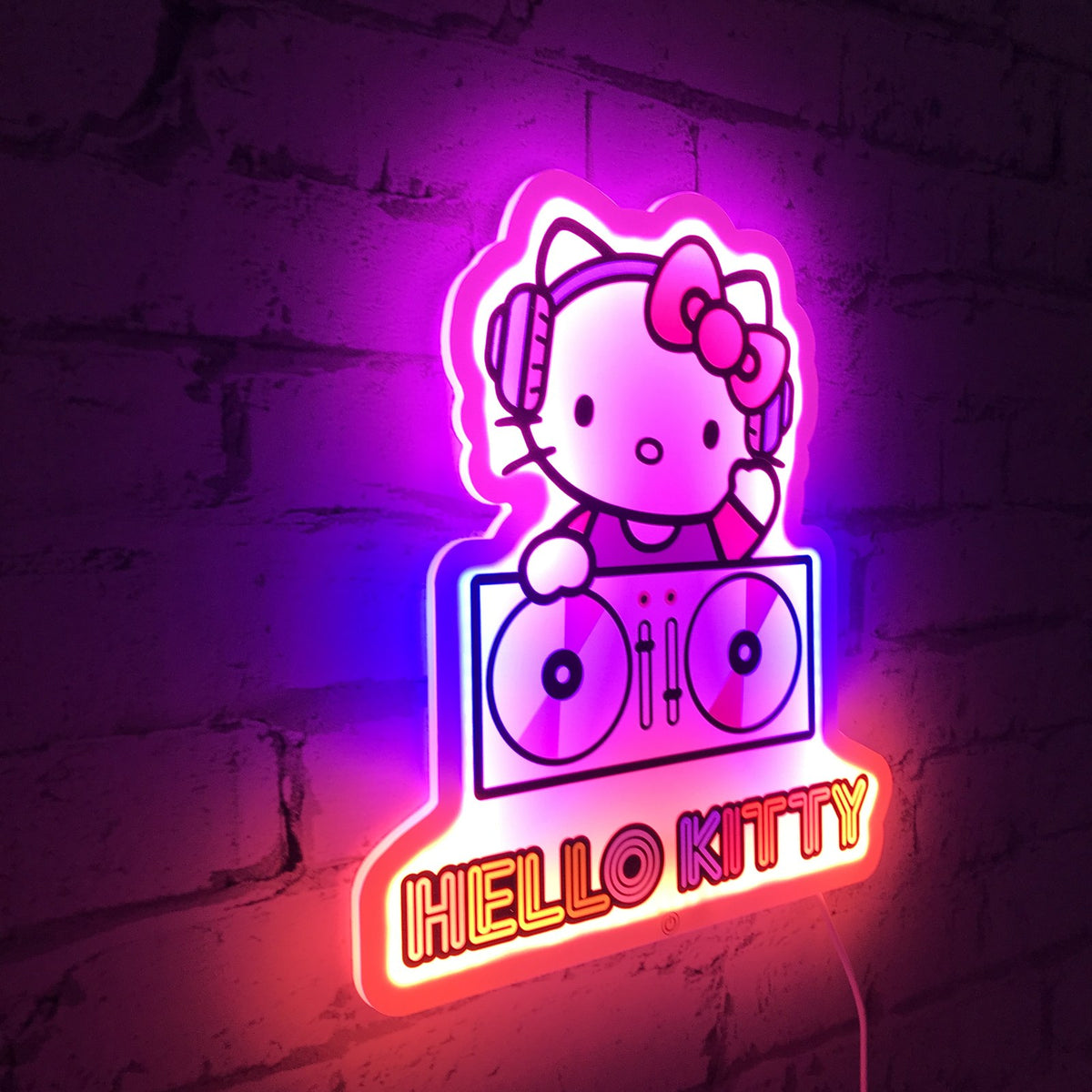 Néon lumineux - Hello Kitty
