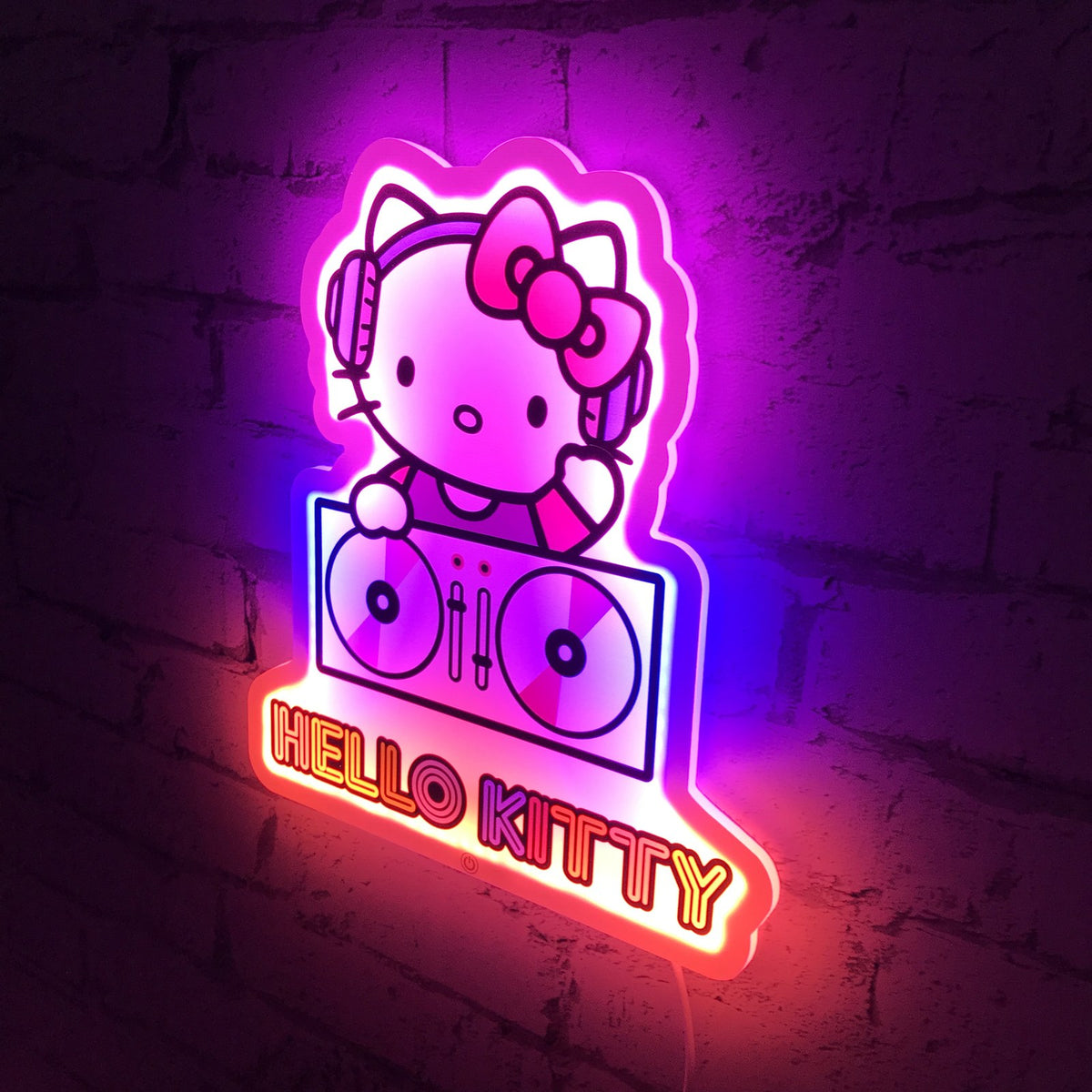 Néon lumineux - Hello Kitty