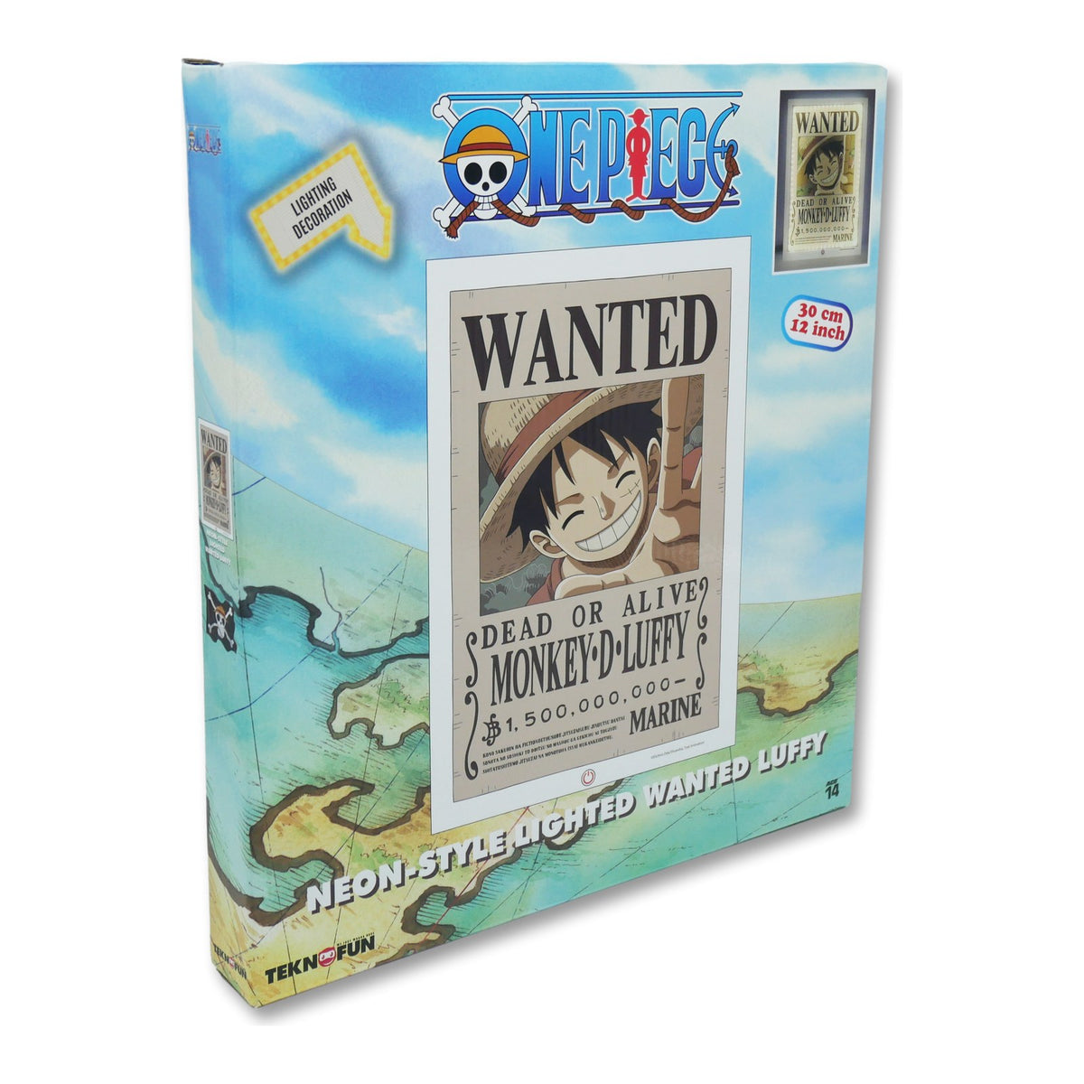 Néon Luffy "Wanted" - One Piece